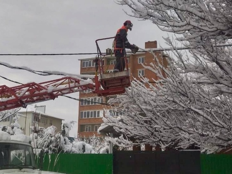 В Краснодаре городские службы работают в режиме повышенной готовности