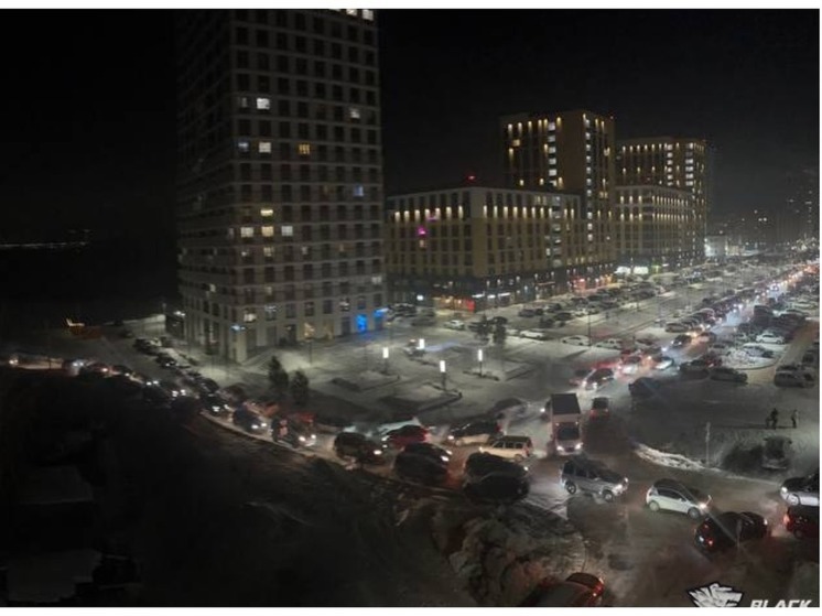 Новосибирск встал в 9-бальных пробках утром 22 января