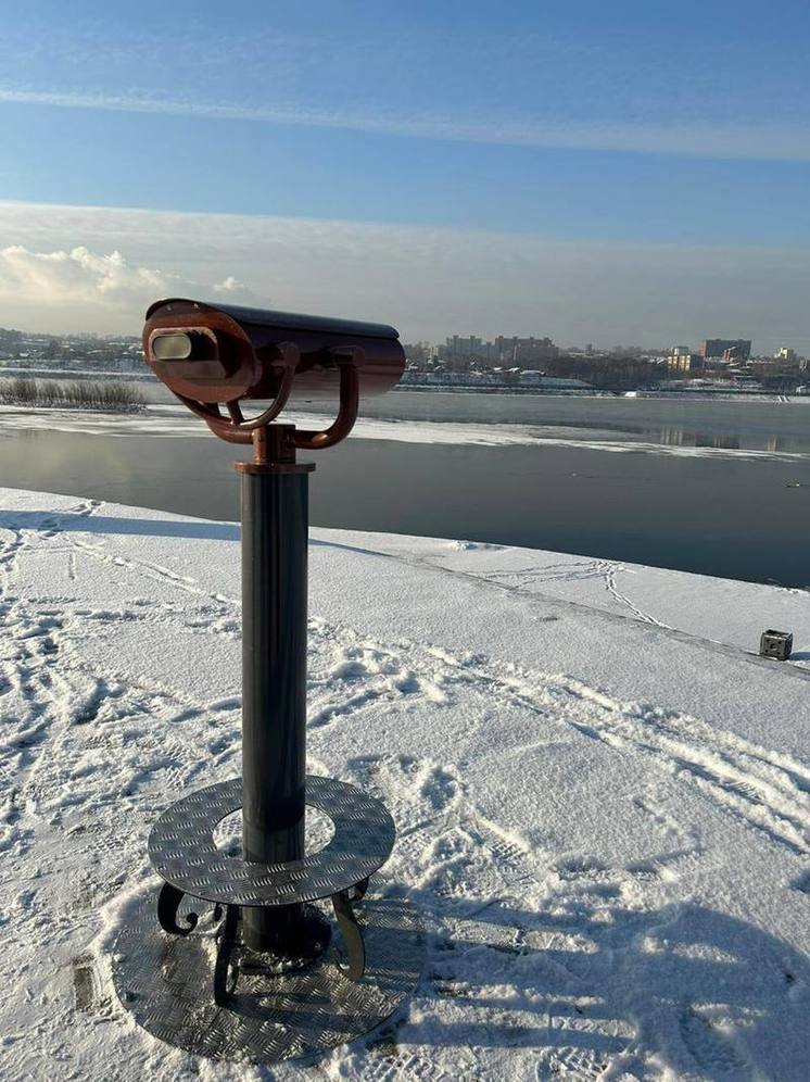 Смотровые бинокли появились в Иркутске в рамках проекта «Туристический код центра города»