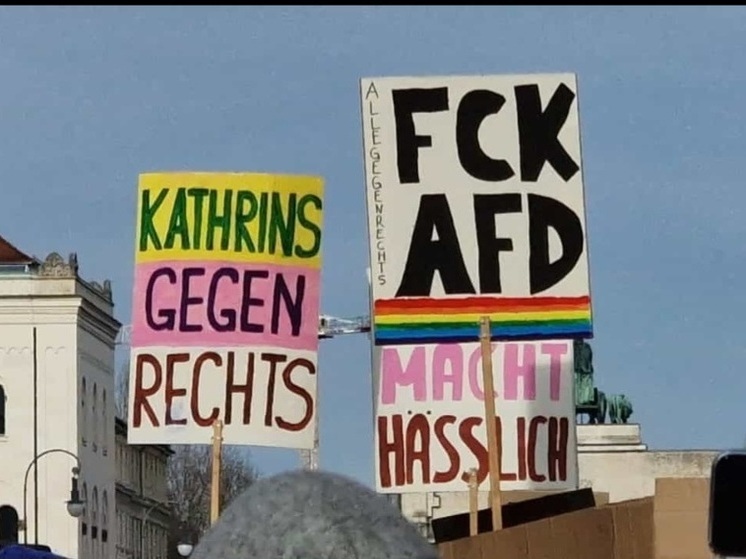 В Германии прошли массовые демонстрации против правого радикализма и фашизма