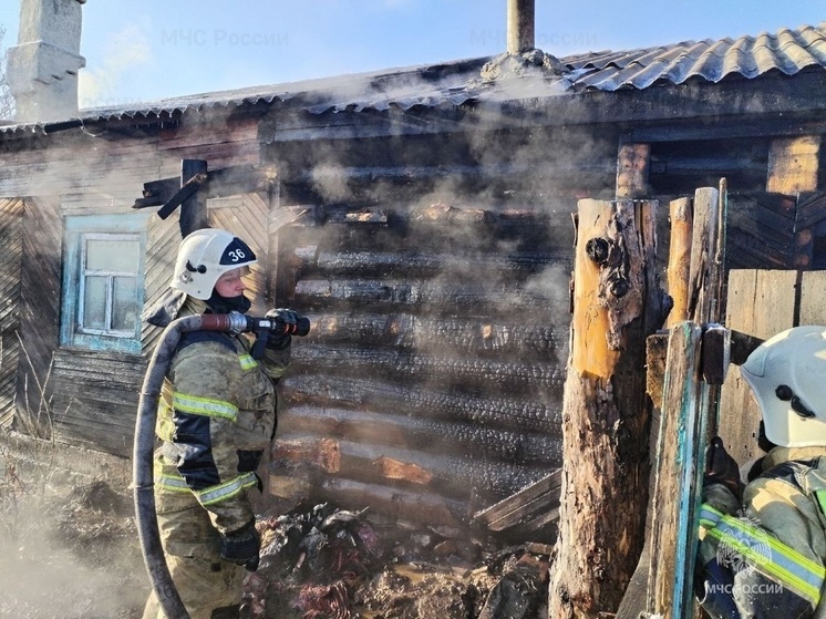 Пенсионерка получила ожоги лица на пожаре в Забайкалье