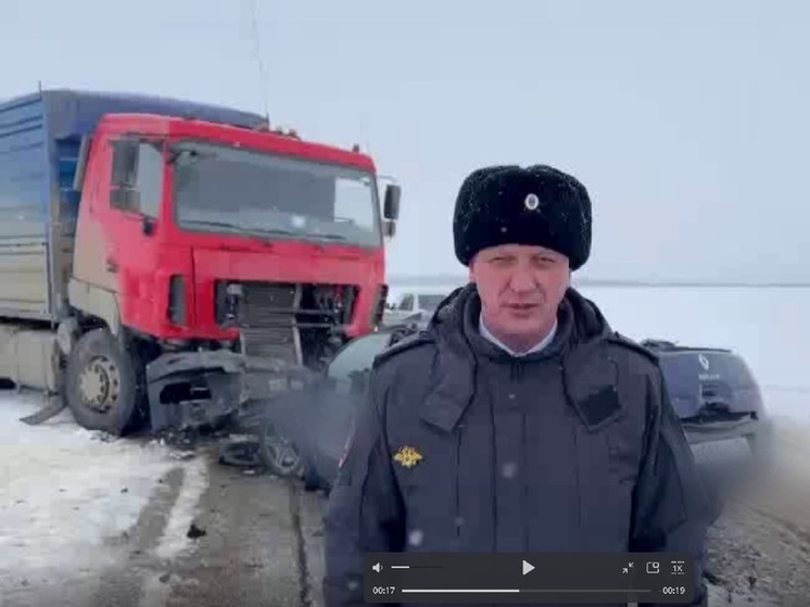 На Ставрополье автоледи на высокой скорости устроила смертельное ДТП с КАМАЗом