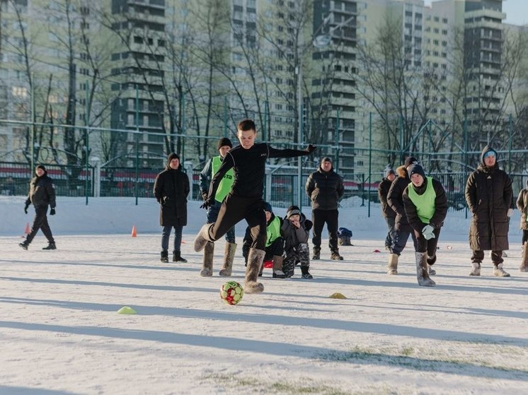 В Подмосковье состоялся турнир по футболу в валенках