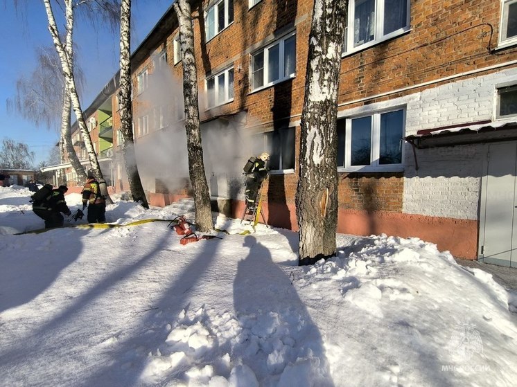 При пожаре в доме-интернате в Щекинском районе эвакуировали 176 человек
