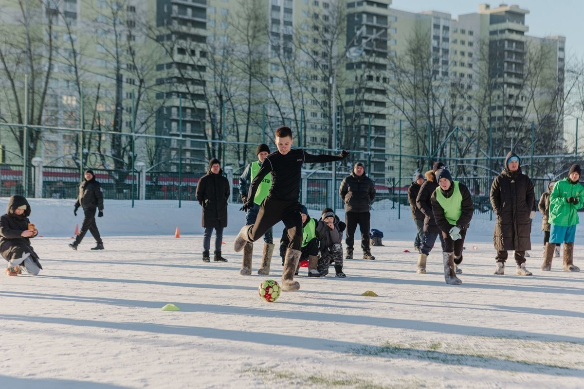 A football tournament in felt boots took place in the Moscow region