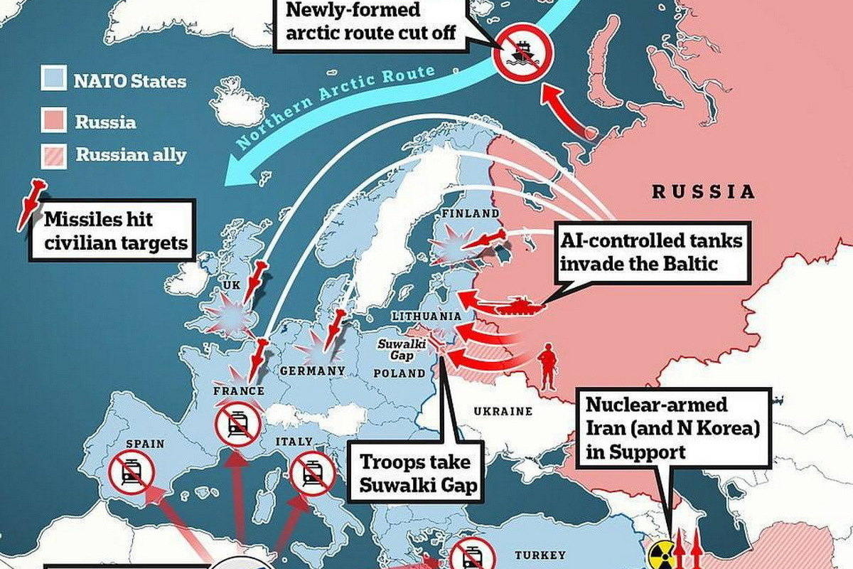 В Британии выдали новый «сценарий нападения России на НАТО» - МК