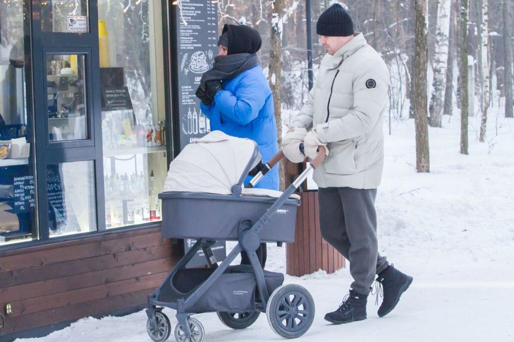 Заельцовский парк в Новосибирске с хаски