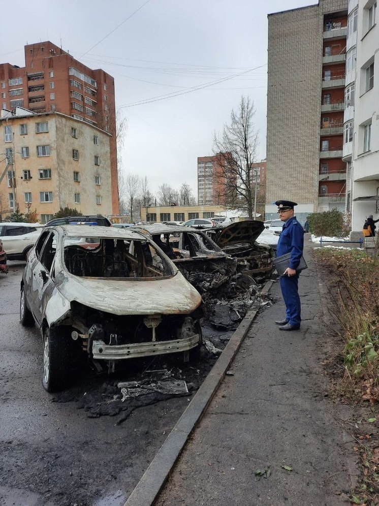 В Ярославле арестовали двоих поджигателей, которые устроили массовый автопожар в Брагино