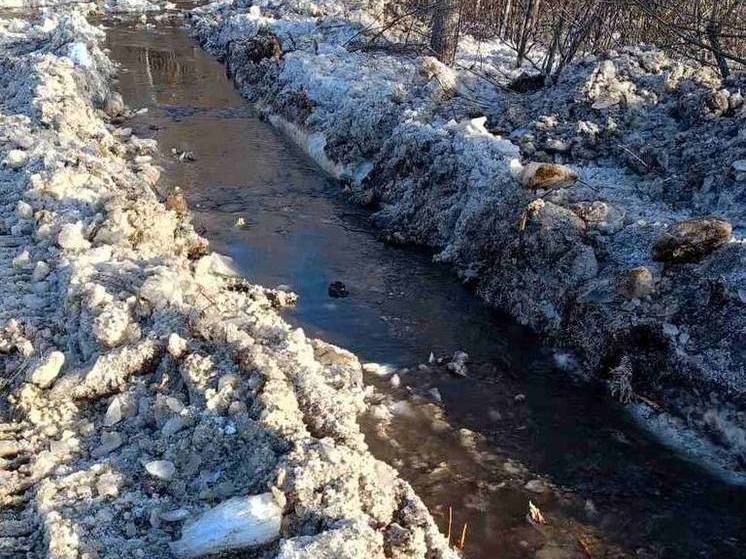 Воду отвели от домов в СНТ «Ручеек» в Чите