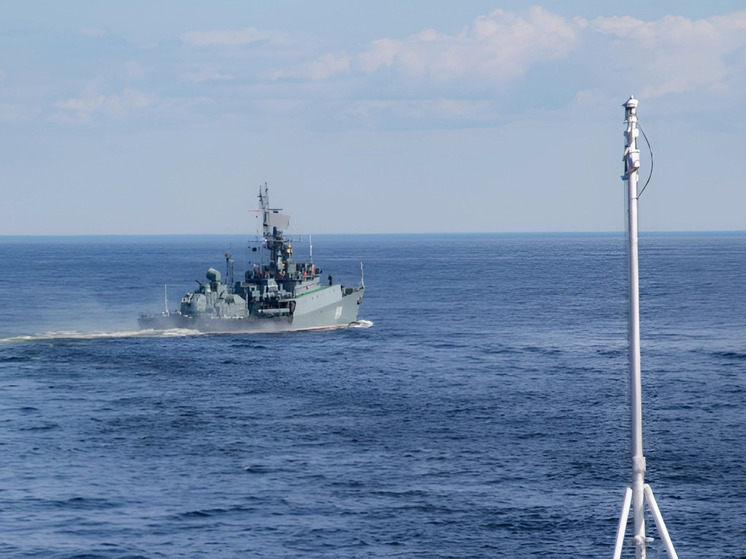 Корабль «Снежногорск» выполнил ракетные стрельбы в Баренцевом море