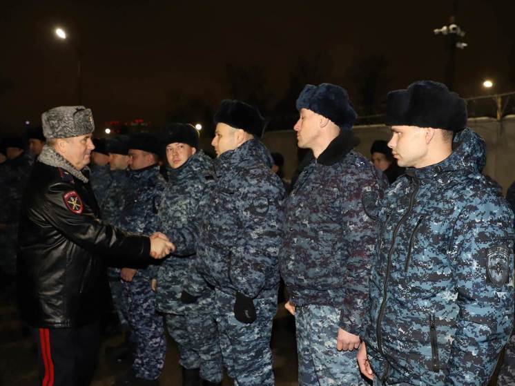 В Рязанской области встретили вернувшихся с Северного Кавказа полицейских