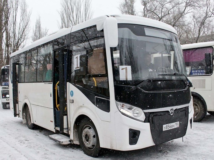 Новый автобусы вышли на дороги Шахтерска