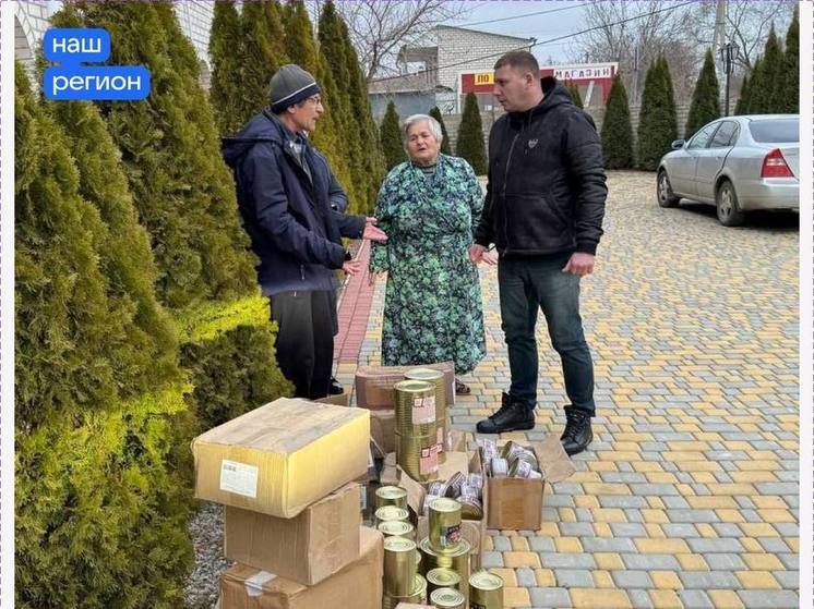 В ПВР Железного Порта на Херсонщине доставили продуктовые наборы