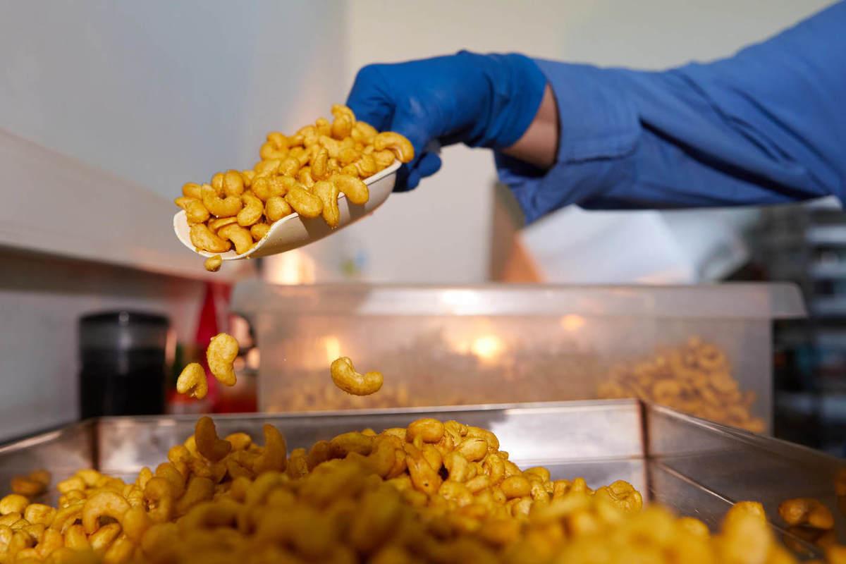 The capital's manufacturer more than doubled the production of nut snacks