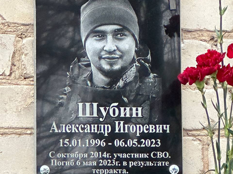 Луганчанам придется изготовить и установить новую доску в память об Александре Шубине