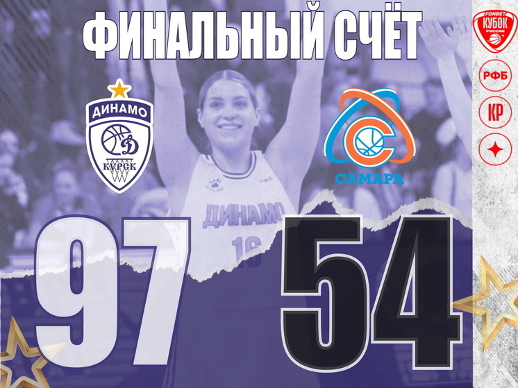 Баскетболистки курского «Динамо» стали финалистками Кубка России
