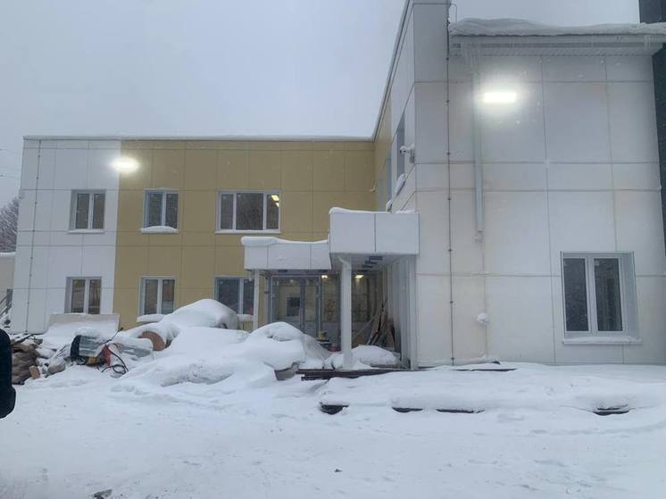 В Токсово почти достроили спорткомплекс с тренажерным залом