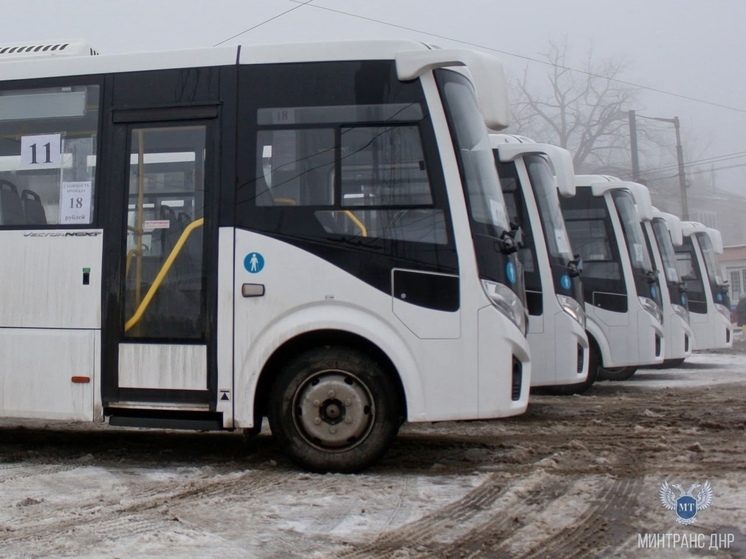 Пять автобусных маршрутов в Харцызске возобновили свою работу