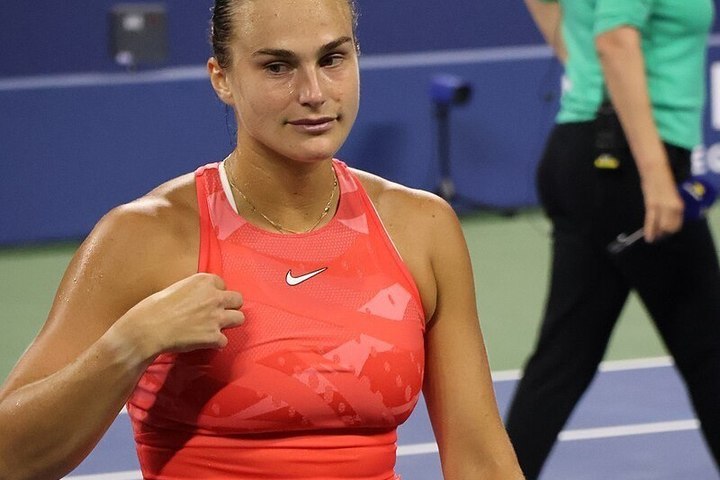 Sabalenka, who won the Australian Open twice in a row, said she surprised herself