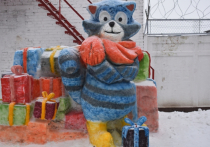 В омских колониях прошел смотр-конкурс снежных скульптур