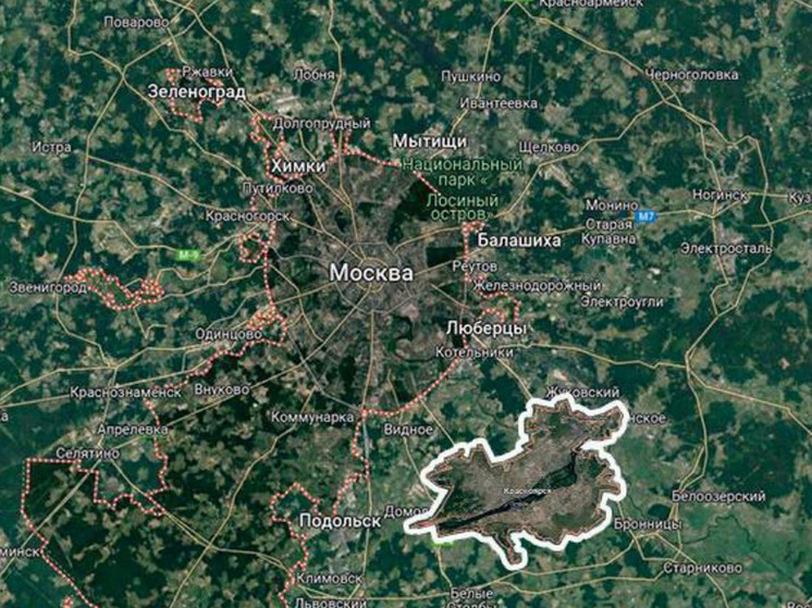 Красноярск «поместили» на карты крупнейших мегаполисов мира