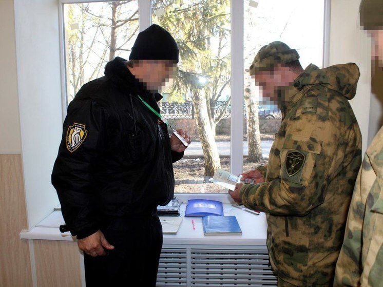 В Херсонской области Росгвардия проверила работу частных охранников