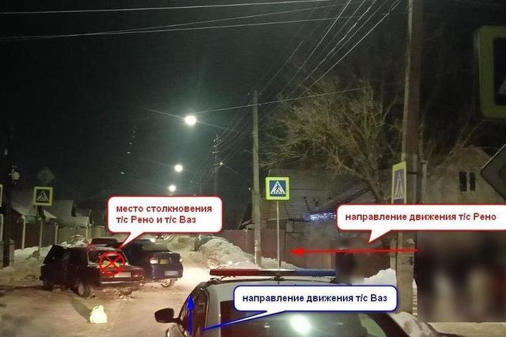 Костромские ДТП: автомобиль «Рено» столкнулся с «ВАЗом»