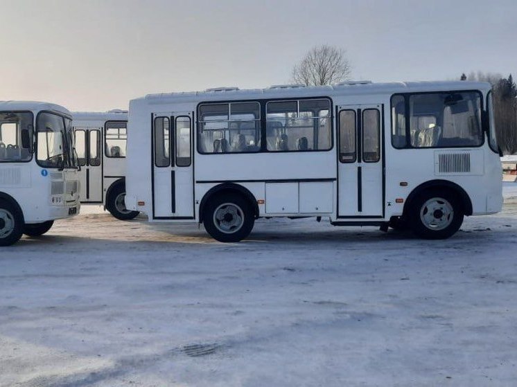 Три новых автобуса за 12 млн будут возить жителей Каргасокского района
