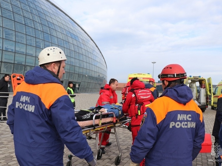 В Сириусе перед Всемирным фестивалем молодежи прошли учения экстренных служб