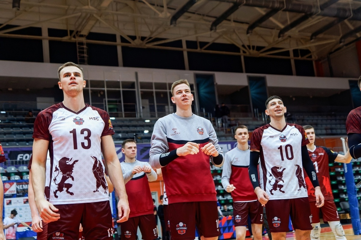 Tekstilshchik volleyball players retained 3rd place in the home round