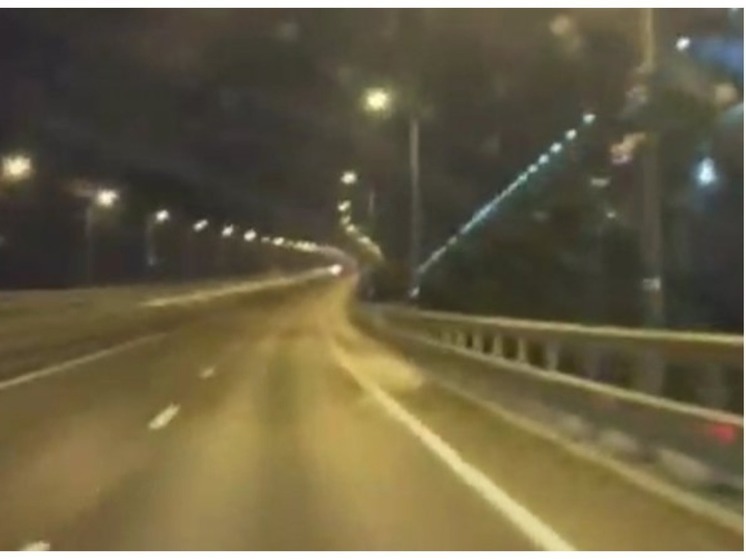 Глава Убинского района НСО показал опустевший ночью Крымский мост