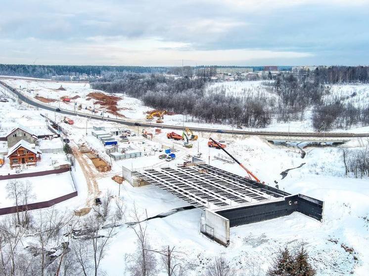 Строительство обхода Малых Вязём продолжается на ЦКАД