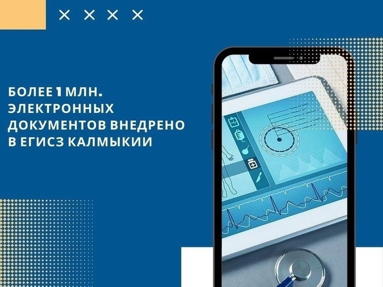 В медучреждениях Калмыкии вырос объем электронного документооборота