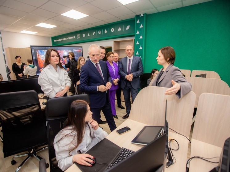 Губернатор Мазур открыл в томском колледже образовательно-производственный кластер по федеральной программе
