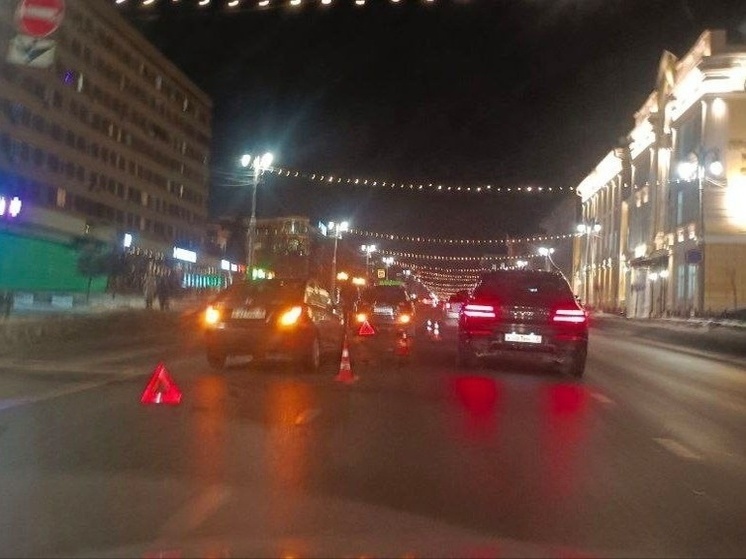 В Курске на улице Ленина вечером 31 января произошло ДТП