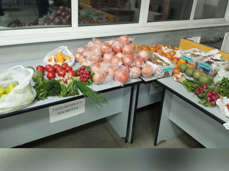 В аэропорту Иркутска изъяли 83 килограмма овощей и фруктов из Узбекистана