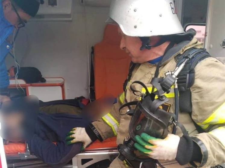В Беслане при пожаре дома спасли 34-летнего мужчину