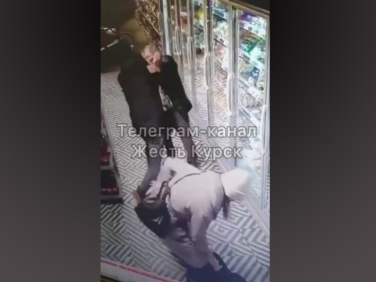 В Курчатове пьяный мужчина напал в супермаркете на ребенка