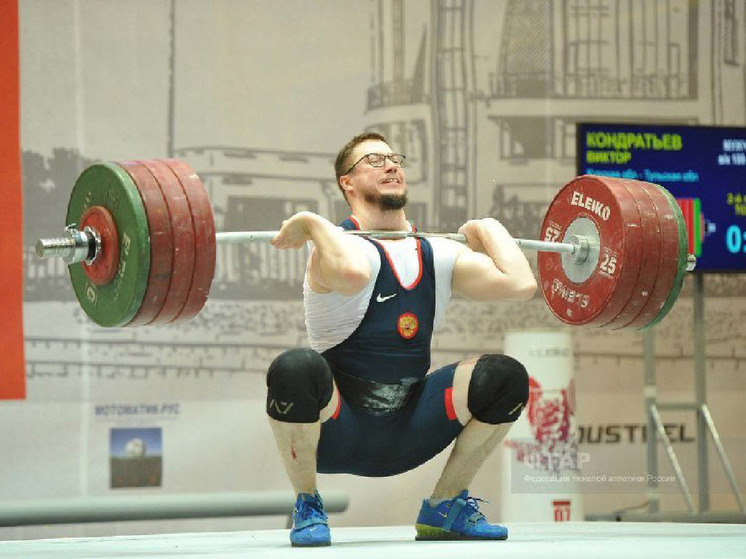 Виктор Кондратьев из Курской области взял бронзу по тяжелой атлетике на Кубке России