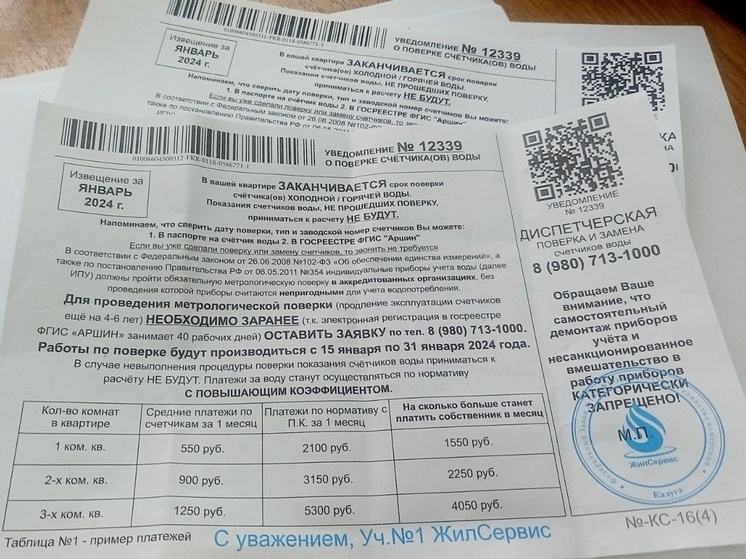 Министр Калужской области разъяснил распространение непонятных "извещений" по почтовым ящикам