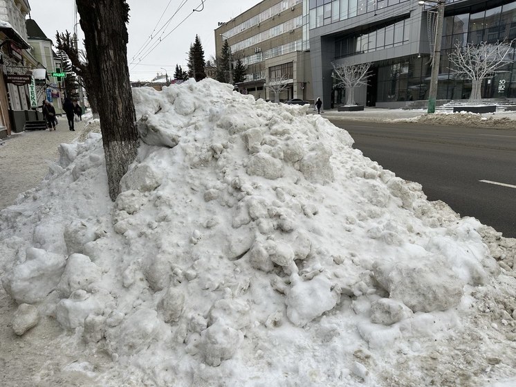 Пензенцы рассказали, как пробираются сквозь сугробы в самом центре города
