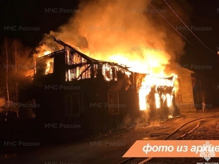 Пожарные потушили горящую хозпостройку в Выборгском районе