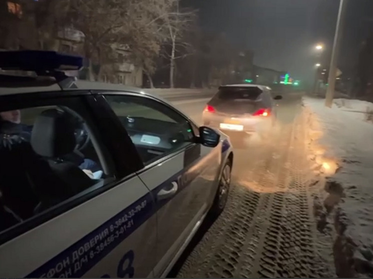 Пьяный водитель катался по дорогам в кузбасском городе