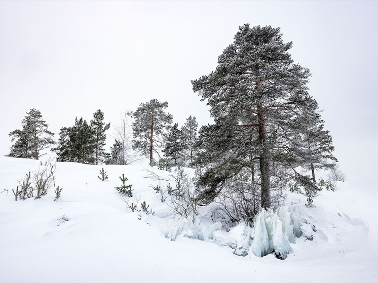 Фотограф Карелии попал в белый плен Онежского озера