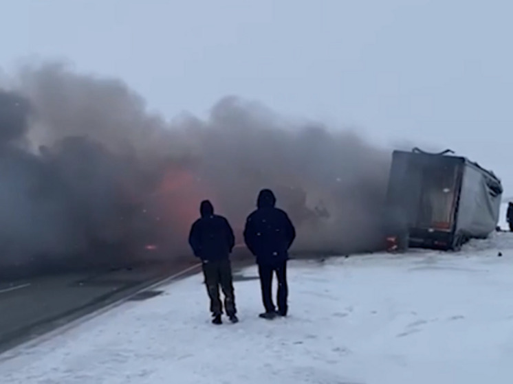 Под Новосибирском двое погибли в жутком ДТП с тремя фурами