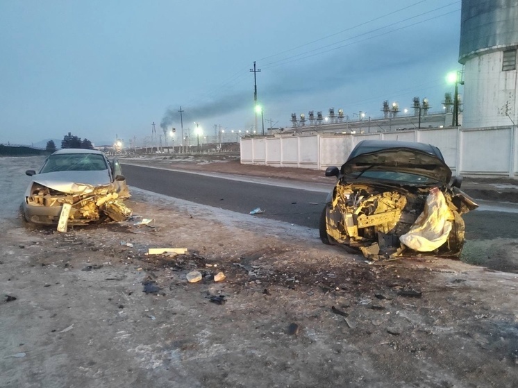 Женщина попала в больницу после лобового ДТП в Забайкалье