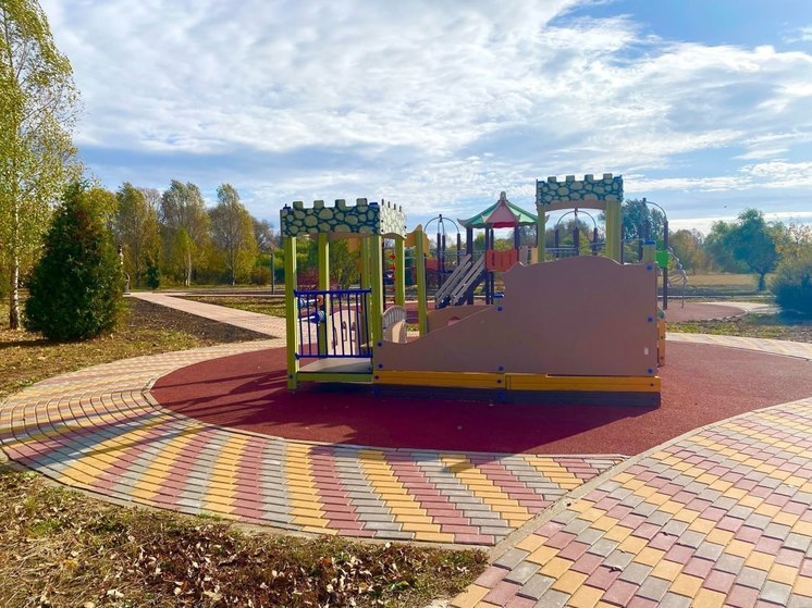В белгородском селе Бехтеевка преобразовали парк «Молодежный»