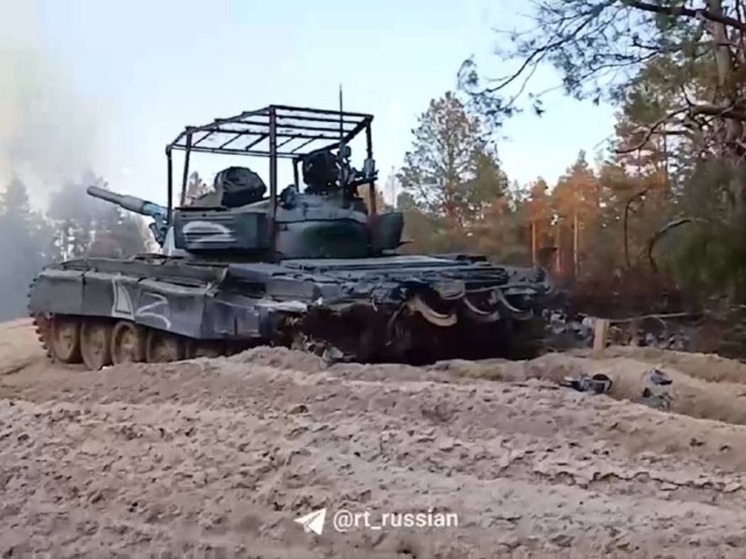 На Херсонщине танкисты бьют врага с закрытых огневых позиций