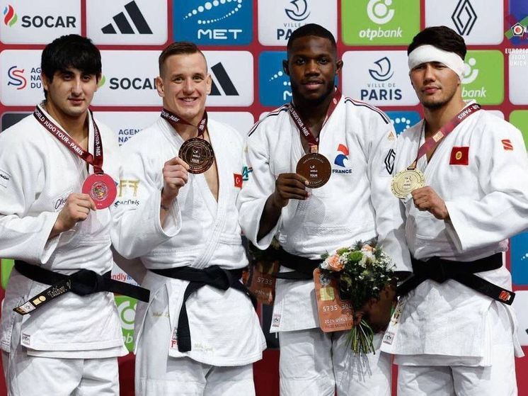 Кыргызстанец Эрлан Шеров завоевал бронзу Grand Slam в Париже