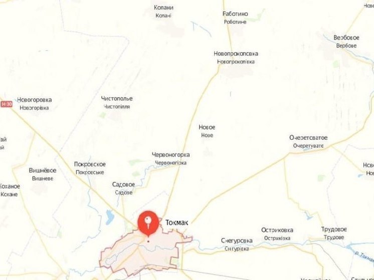ВСУ в очередной раз обстреляли запорожский Токмак